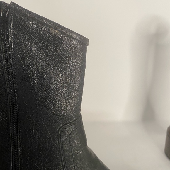 Free People “Lynden” Black Ankle Boot in size 37.  The look is a Western - Picture 10 of 11